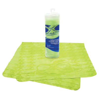 Bullhead Safety Cooling High-Visibility Yellow/Green Cooling Towel One Size