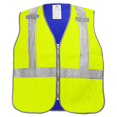 Bullhead Safety High-Visibility Evaporative Cooling Vest 2XL