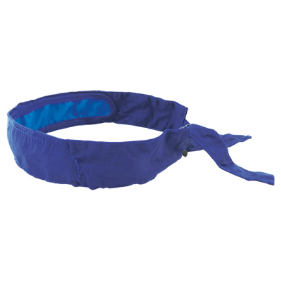 Bullhead Safety Cooling Blue Cooling Headband/Bandana One Size
