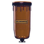 GOLDENROD 495-4 Replacement Container Bowl With Easy-To-Use Sediment Drain Valve, For Use With 495 and 496 Fuel Filters, Polymer