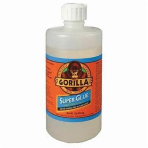 Gorilla 78007 Instant Bonding Super Glue, 1 lb Bottle, Liquid Form, Straw Color/White Water, 1.1000000000000001