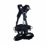 Gravity 10150457 Suspension Harness, M, Quick-Connect Leg Strap Buckle, Padding Shoulder Strap Buckle, Black