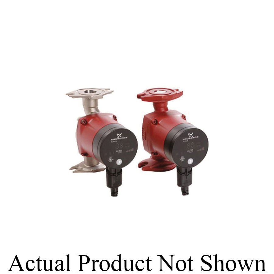 Grundfos 59896833 Alpha Circulator Pump, 0 to 21 gpm Flow Rate, 115 VAC, 1 ph