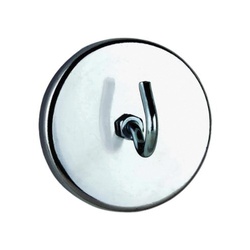Guardair 200A40 Magnetic Hanging Hook, For Use With Air Guns, 2-1/4 in L Hook, 3-1/4 in OD Magnet, Metal, Domestic