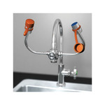 Guardian EyeSafe-X G1101 Eyewash, Faucet Mounting, Pull Knob Operation, Specifications Met: ANSI Z358.1-2014