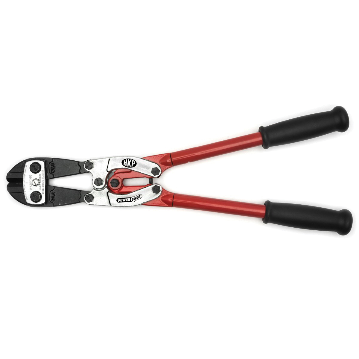 CRESCENT H.K. Porter 0090MCP Bolt Cutter, 3/8 in Soft, 5/16 in Medium, 9/32 in Hard Materials Cutting, 18.55 in OAL, Center Cut, Steel Jaw