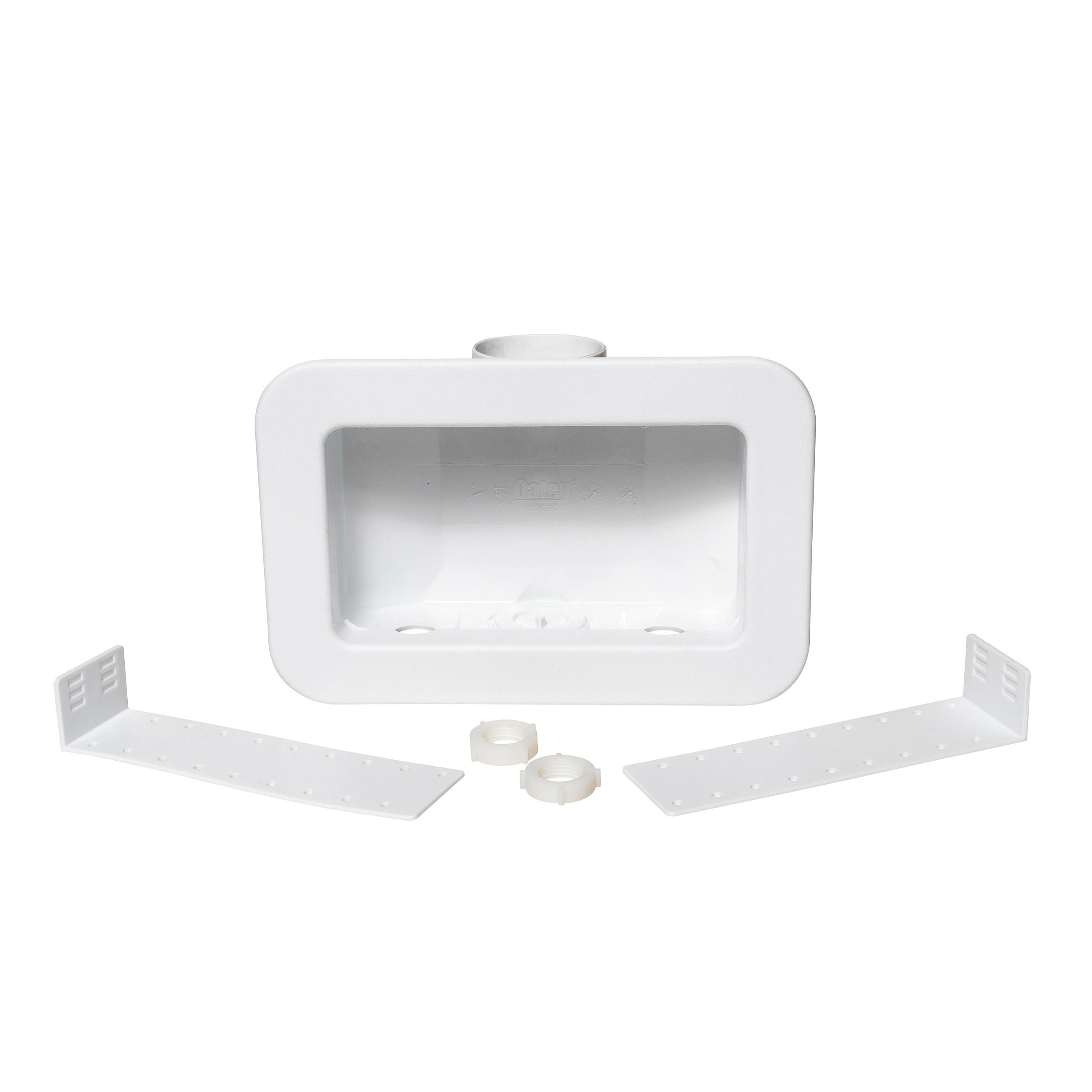 Harvey 38121 Centro II Plain Outlet Box, For Use With Washing Machine, PVC, Domestic