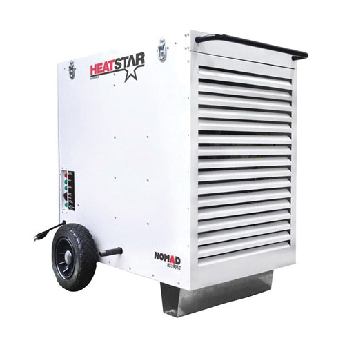 HEATSTAR NOMAD F109120 Duel Fuel Construction and Tent Heater With Ring and 10 ft Duct, 250000 Btu/hr, 115 V, Liquid Propane, Natural Gas Gas