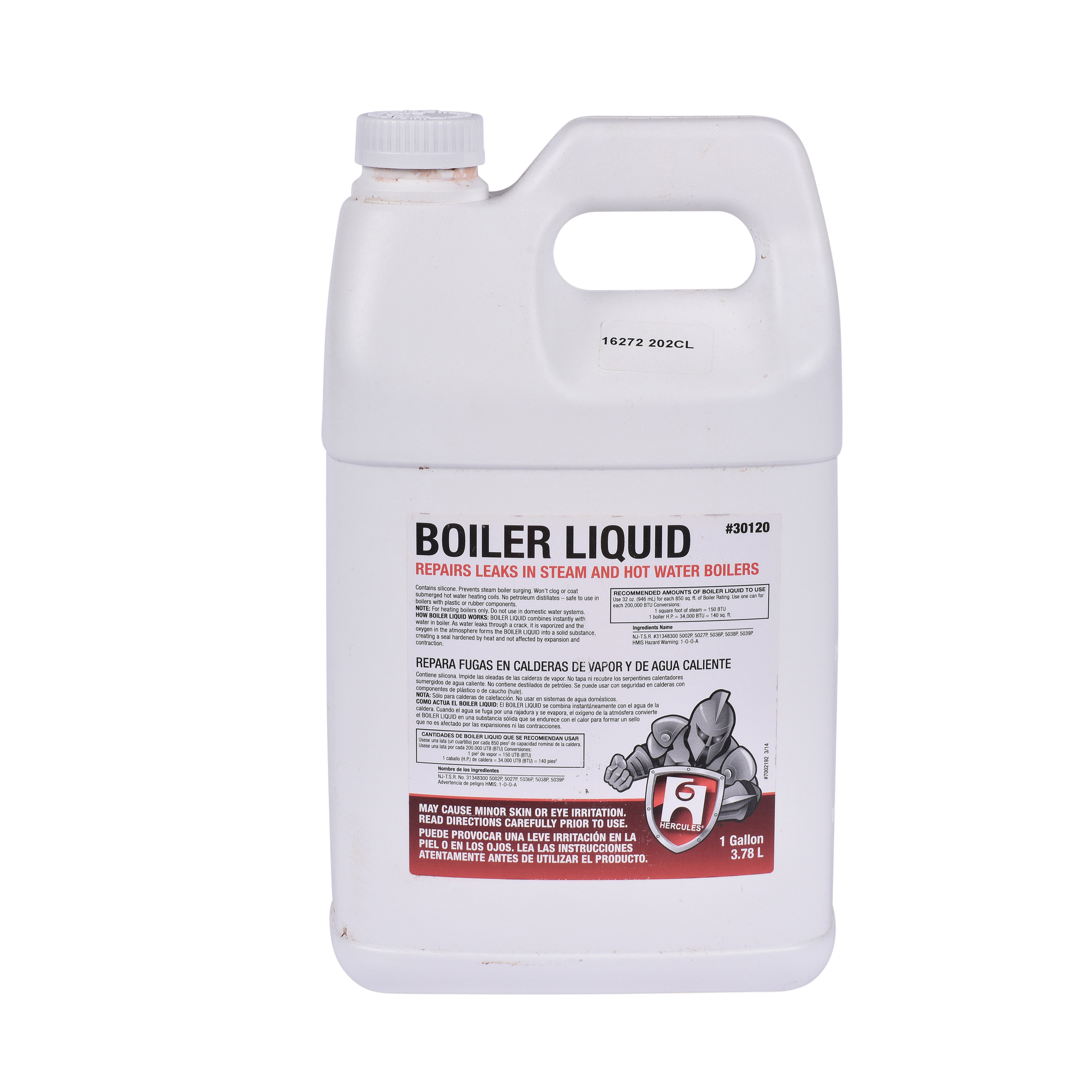 Hercules 30120 Boiler Liquid Seal, 1 gal, Liquid Form, Reddish Brown, Pleasant Odor/Scent