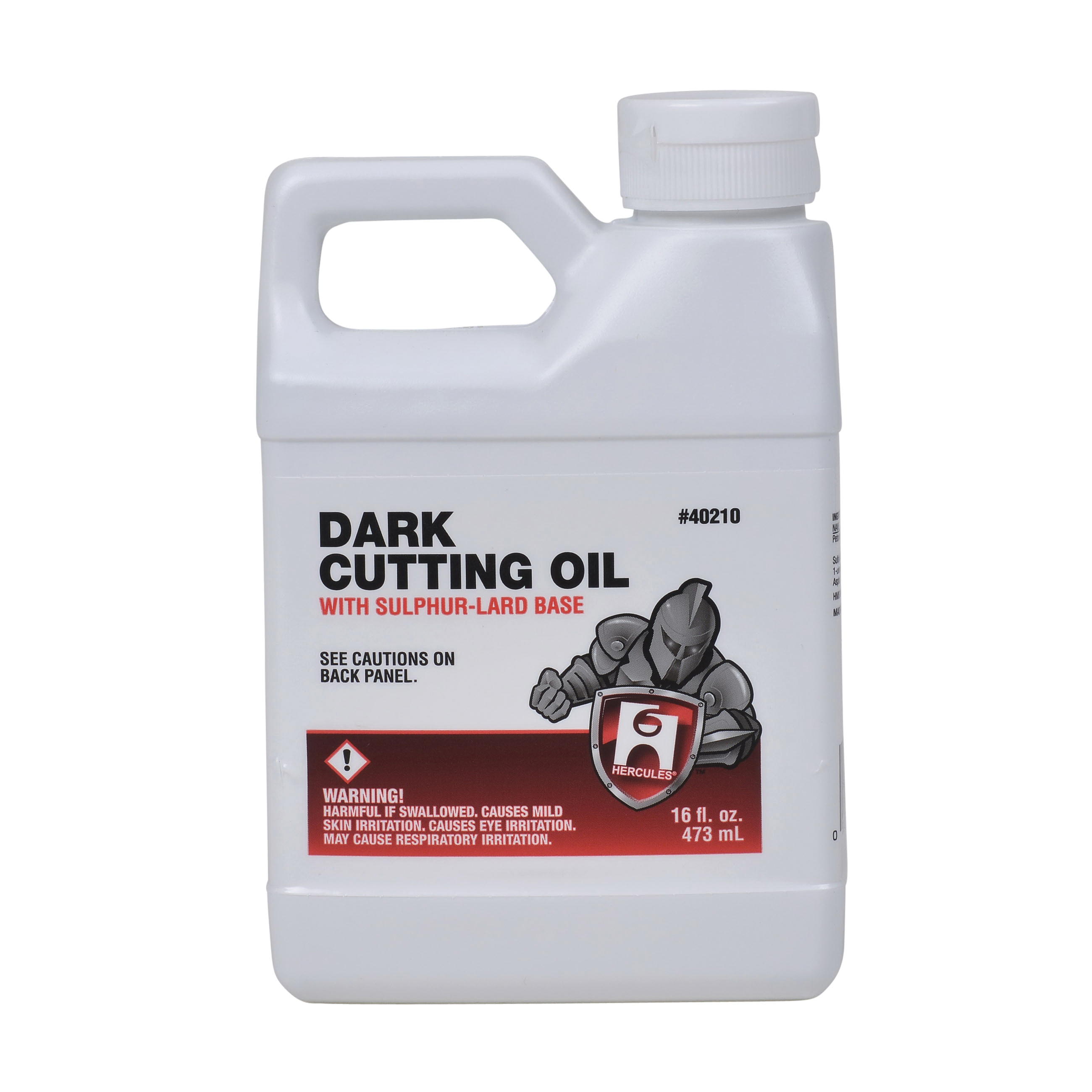 Hercules 40210 Cutting Oil, 1 pt, Petroleum Odor/Scent, Amber/Dark Brownish, Liquid Form