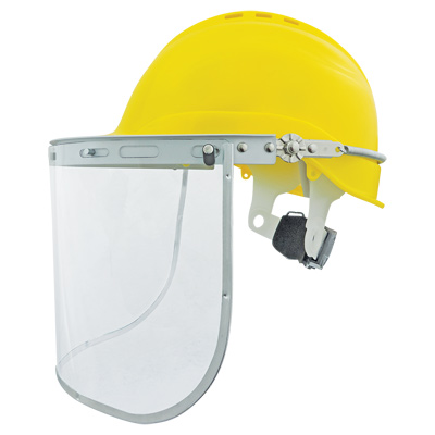 Bullhead Safety Head Protection Clear Aluminized Polycarbonate Face Shield One Size