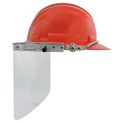 Bullhead Safety Head Protection Clear Cylinder Polycarbonate Face Shield One Size