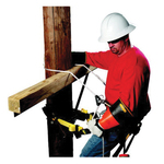 Honeywell Safety 123NLBP/LBK Body Belt, Tongue Buckle, Stainless Steel Webbing