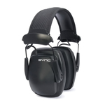 Howard Leight by Honeywell 1030110 Sync Noise Blocking Stereo Earmuffs, 25 dB Noise Reduction, Black, Over The Head Band Position, OSHA Approved, EN 352-1, 352-4, EN 352-6, 89/686/EEC