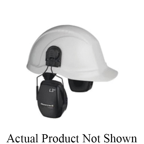 Howard Leight by Honeywell EM7209-HL Leightning L3H Cap Mount Earmuffs, 26 dB Noise Reduction, White, ANSI S3.19, EN 352-3, Z94.2, EPA Certified, CSA Certified