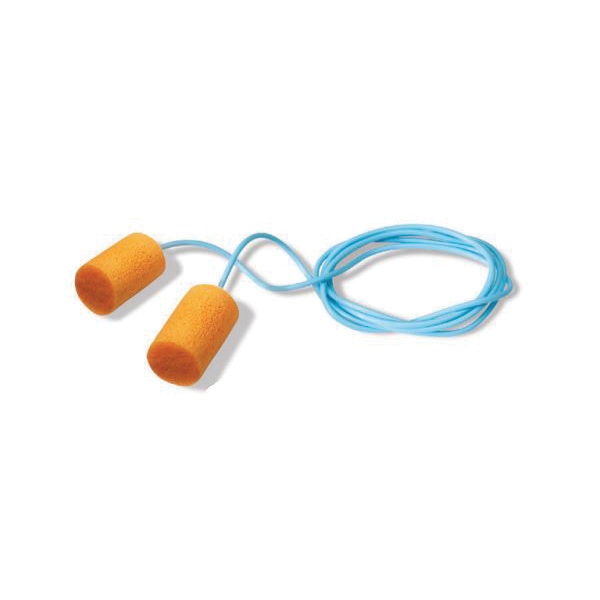 Howard Leight by Honeywell FF-30-PB FirmFit Single Use Earplugs, 30 dB Noise Reduction, Cylindrical Shape, ANSI S3.19-1974, Disposable, Corded Design