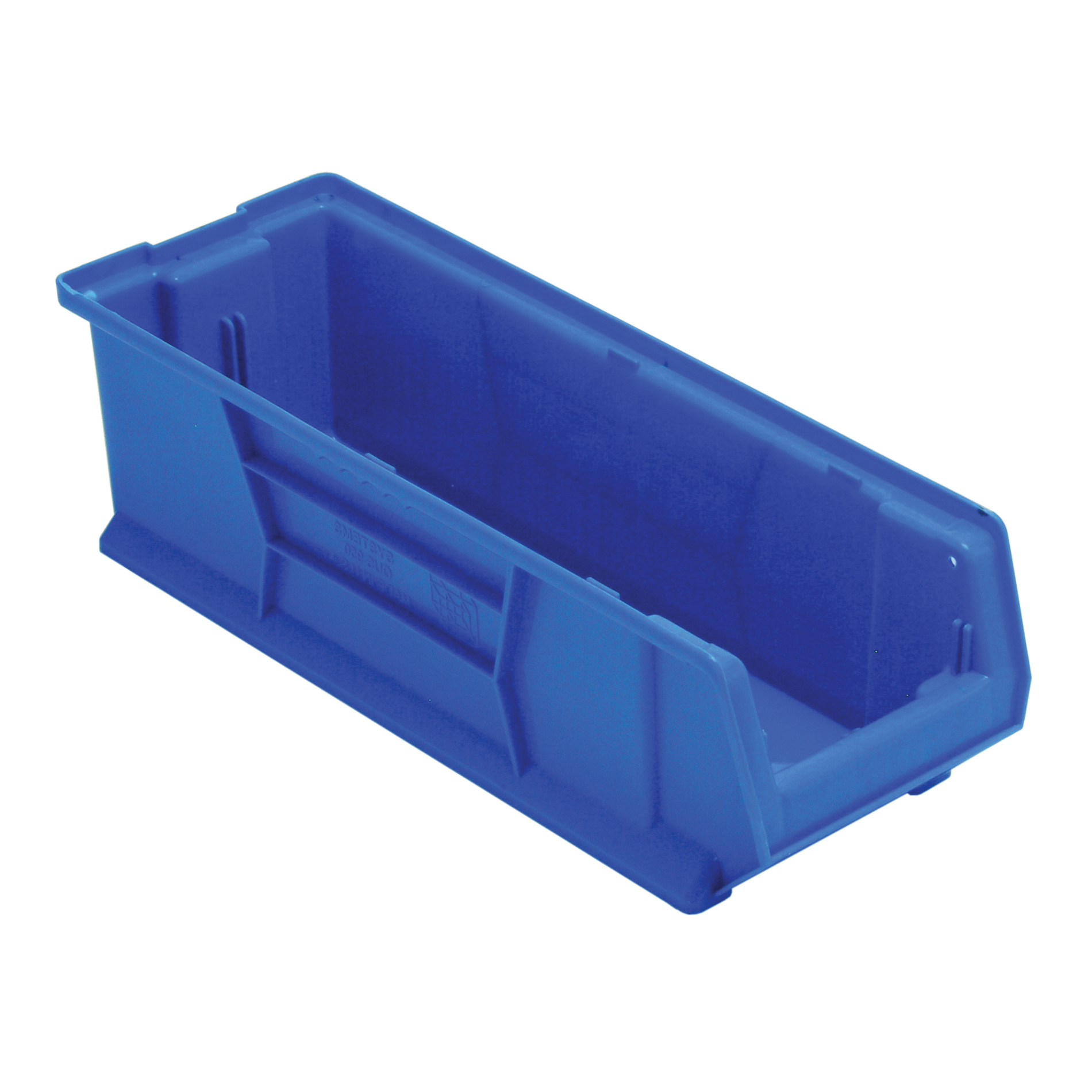 HULK QUS950BL Heavy Duty Stackable Container, 23-7/8 in L x 8-1/4 in W x 7 in H, 0.6 cu-ft, Blue