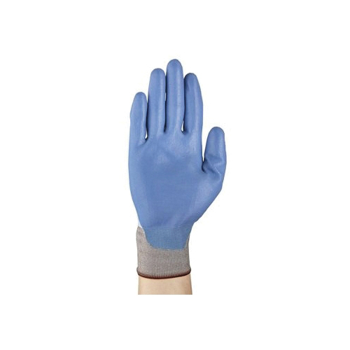 HyFlex 11-518-06 Fiberglass-Free Light Duty Cut-Resistant Gloves, XS/SZ 6, Polyurethane Coating, Dyneema Fiber/Nylon/Polyurethane/Spandex, Knit Wrist Cuff, Resists: Abrasion, Cut, Puncture and Tear, ANSI Cut-Resistance Level: A2, Right/Left Hand