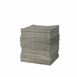 Brady GP200 GP-MAXX Light Absorbent Pad, 19 in L x 15 in W, 44 gal Absorption, Polypropylene
