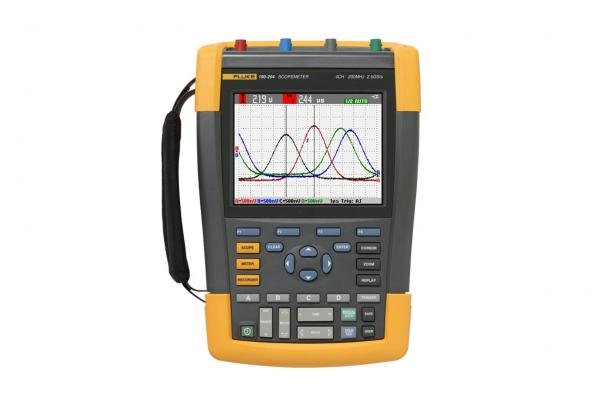 Fluke ScopeMeter FLUKE-190-062/AM 190 Series II Test Tool Oscilloscope, 60 MHz Bandwidth, Full Color LCD with Fast Update Rate Display, CAT III 1000 VAC/CAT IV 600 VAC