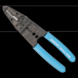 Channellock 908 Wire Stripper, 8-1/4 in OAL, 10 to 22 AWG Shearing Capacity, 1.68 in L Jaw