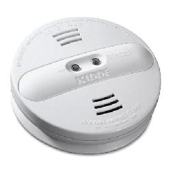 Kidde 21007385 Tamper-Resistant Smoke Detector Alarm, 10 ft Detection, Dual Ionization/Photoelectric Sensor, 9 VDC Battery, 85 dB