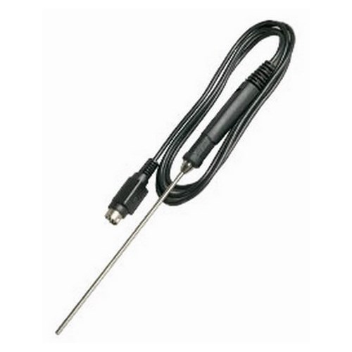 Extech 850187 4-Wire General Purpose RTD Temperature Probe With 4-Pin DIN Plug, -40 to 932 deg F, -40 to 500 deg C, 4 in L, +/-0.3 deg C, 43 in