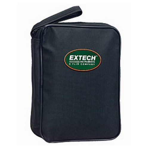 Extech CA900 2-Pocket Wide Protective Carrying Case With Wrist Strap, 9.8 in L x 8 in W x 2 in D, Nylon/Vinyl