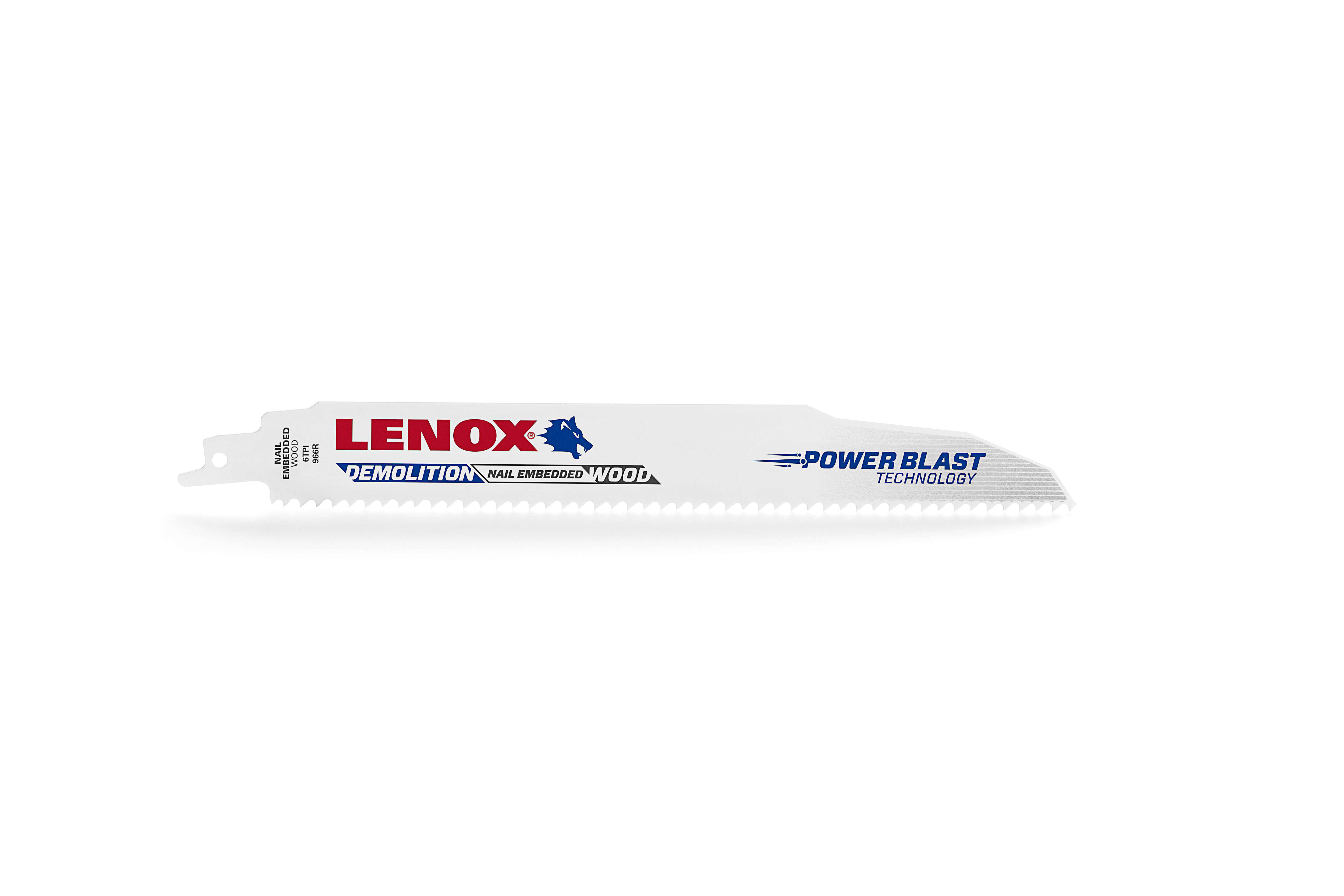 LENOX TOOLS 1861605 Demolition Reciprocating Saw Blade, 9 in L x 1 in W, 6, Bi-Metal Body