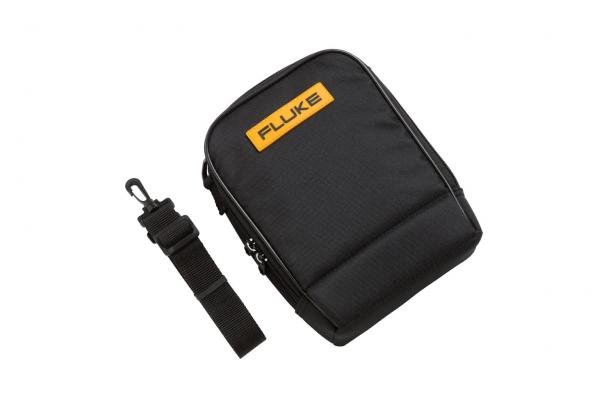 Fluke C115 Soft Zipper Closure Carrying Case, 2 in L x 7 in W x 8.11 in D, Polyester 600D
