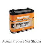 Rayovac 926C Lantern Battery, Zinc Carbon, 12 VDC, 7200 mAh