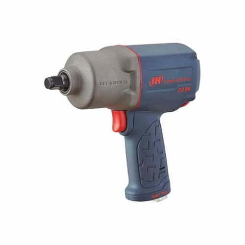 Ingersoll-Rand 2235QTIMAX 2235TiMAX Standard Anvil Standard Duty Air Impact Wrench, 1/2 in Drive, 900 ft-lb Torque, 24 cfm Full Load/6 cfm Average Air Flow, 7.6 in OAL