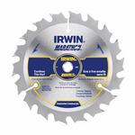 Irwin Marathon 14020 Cordless Circular Saw Blade, 6-1/2 in Dia x 0.039 in THK, 5/8 in Arbor, 18 Teeth