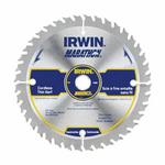 Irwin Marathon 14023 Cordless Circular Saw Blade, 6-1/2 in Dia x 0.039 in THK, 5/8 in Arbor, 40 Teeth