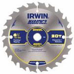 Irwin Marathon 14028 Corded Portable Circular Saw Blade, 7-1/4 in Dia x 0.047 in THK, 5/8 in Arbor, 18 Teeth