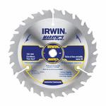 Irwin Marathon 14029 Cordless Circular Saw Blade, 6-1/2 in Dia x 0.039 in THK, 5/8 in Arbor, 24 Teeth