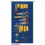 Irwin 1781071 Handsaw and Chisel Plan-O-Gram, Plan-O-Gram Tool Storage, 44 Pieces