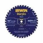 Irwin Marples 1807367 Woodworking Circular Saw Blade, 10 in Dia, 5/8 in Arbor, Carbide Blade, 40 Teeth