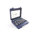 Irwin Marples 1966893 14-Piece Forstner Drill Bit Set, 3/4 to 2 in Dia, 3-1/2 in OAL, 3/8 in Shank