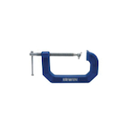 Irwin Quick-Grip 2025101 Adjustable Heavy Duty Standard Throat C-Clamp, 1-1/2 in D Throat, 1-1/2 in Clamping, 1-1/2 in Jaw Opening