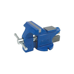 Irwin Record 2026303 Bench Vise, 4 in Jaw Opening, 4-1/2 in W Steel Jaw, 2-3/8 in D Throat