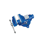 Irwin Record 226304ZR Heavy Duty Workshop Vise, 3 in Jaw Opening, 4 in W Steel Jaw, 2.2 in D Throat