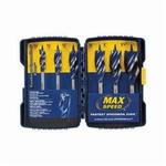 Irwin Speedbor 1877241 MAX SPEED Wood Drill Set, 5/8 in Min Drill Bit, 1 in Max Drill Bit, 3 Pieces, For Use With Standard Quick-Change Chucks