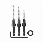 Irwin Speedbor 1882793 Single End Straight Shank Wood Countersink Set, #6 Dia Min Head, #10 Dia Max Head, 4 Pieces, HSS, Bright