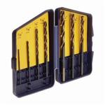 Irwin Turbomax 3018012SM Jobber Length Drill Set, 1/16 in Min Drill Bit, 1/4 in Max Drill Bit, 7 Pieces, HSS, Black/Gold Oxide