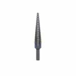 Irwin Unibit 10231CB Step Drill Bit, 1/8 in Dia Min Hole, 1/2 in Dia Max Hole, 13 Steps, M35 HSS-Co 5, 13 Hole Sizes, 1/4 in Shank