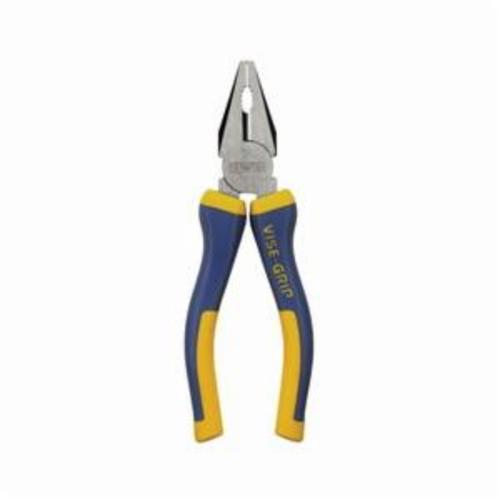 Irwin Vise-Grip 1771973 Combination Plier, 1-3/8 in L x 1-1/4 in W x 1/4 in THK Nickel Chromium Steel Jaw, Machined Jaw Surface, 6 in OAL