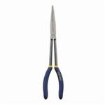 Irwin Vise-Grip 1773388 Long Reach Long Nose Plier, Flat/Serrated Nickel Chromium Steel Jaw, 3-1/4 in L x 2-1/2 in W Jaw, 11 in OAL, 3/8 in W Tip