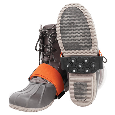 Ice Gripster Treads Anti-Slip Mid-Sole Traction Cleats with Tungsten Carbide Studs One Size
