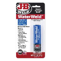 J-B Weld WaterWeld 8277 Epoxy Putty, 2 oz, Off-White